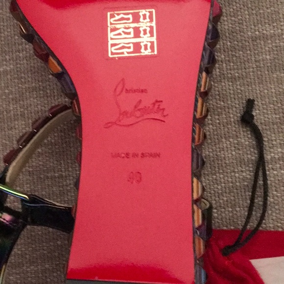 Christian Louboutin Wedge Sandals - Picture 8 of 12